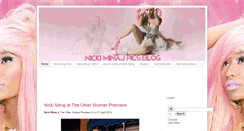 Desktop Screenshot of nickiminajpics.blogspot.com