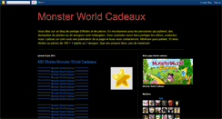 Desktop Screenshot of monsterworldcadeaux.blogspot.com