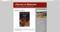 Desktop Screenshot of pierresetmemoire.blogspot.com