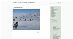 Desktop Screenshot of exoticluxurytourismdestination.blogspot.com