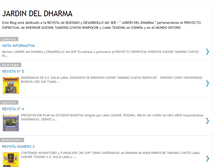Tablet Screenshot of jardindeldharma.blogspot.com