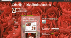 Desktop Screenshot of criseila-dividindosonhos.blogspot.com