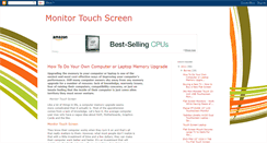 Desktop Screenshot of monitortouchscreenz.blogspot.com