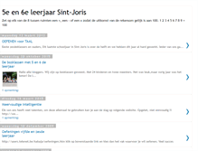 Tablet Screenshot of 6eleerjaarsint-joris.blogspot.com