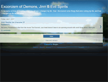 Tablet Screenshot of demonicexcorcism.blogspot.com