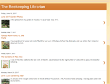 Tablet Screenshot of beekeepinglibrarian.blogspot.com