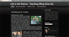 Desktop Screenshot of lifeinthekwoon.blogspot.com