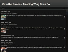 Tablet Screenshot of lifeinthekwoon.blogspot.com