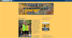 Desktop Screenshot of lolainwonderland.blogspot.com