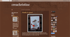 Desktop Screenshot of christine-creachristine.blogspot.com