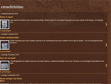 Tablet Screenshot of christine-creachristine.blogspot.com