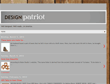 Tablet Screenshot of designpatriot.blogspot.com