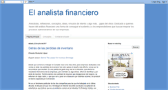 Desktop Screenshot of elanalistafinanciero.blogspot.com