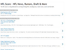 Tablet Screenshot of nflscore.blogspot.com