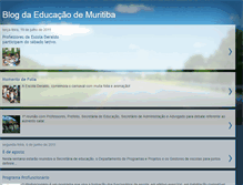 Tablet Screenshot of educacaomuritiba.blogspot.com