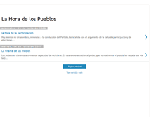Tablet Screenshot of horadelospueblos.blogspot.com