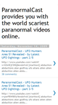 Mobile Screenshot of paranormalcast.blogspot.com