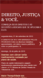 Mobile Screenshot of direitojusticaevoce.blogspot.com