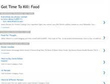 Tablet Screenshot of gottimetofood.blogspot.com