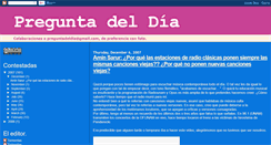 Desktop Screenshot of preguntadeldia.blogspot.com