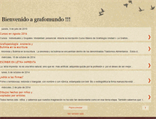 Tablet Screenshot of grafomundo.blogspot.com