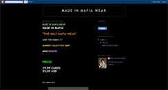 Desktop Screenshot of madeinmafiawear.blogspot.com