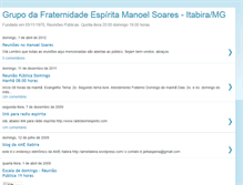 Tablet Screenshot of grupoespiritamanoelsoares.blogspot.com
