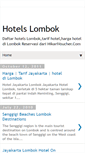 Mobile Screenshot of hotels-lombok.blogspot.com