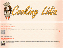 Tablet Screenshot of cookinglidia.blogspot.com