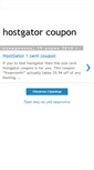 Mobile Screenshot of hostgator-coupo-n.blogspot.com