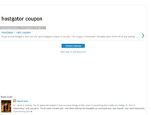 Tablet Screenshot of hostgator-coupo-n.blogspot.com