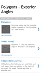 Mobile Screenshot of polygons-exteriorangles.blogspot.com