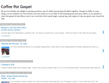 Tablet Screenshot of coffeepotgospel.blogspot.com