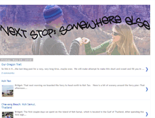 Tablet Screenshot of nextstopsomewhereelse.blogspot.com