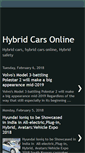 Mobile Screenshot of hybridcarsonline.blogspot.com