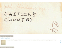 Tablet Screenshot of caitlinscountry.blogspot.com