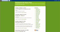 Desktop Screenshot of overheardflyover.blogspot.com