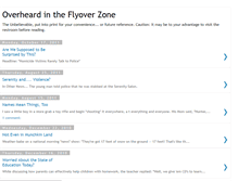 Tablet Screenshot of overheardflyover.blogspot.com