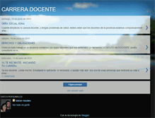 Tablet Screenshot of docentesprofesionales.blogspot.com