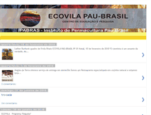 Tablet Screenshot of ecovilapaubrasil.blogspot.com