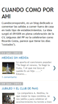Mobile Screenshot of cuandocomoporahi.blogspot.com