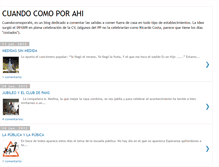 Tablet Screenshot of cuandocomoporahi.blogspot.com