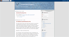 Desktop Screenshot of counterfictionals.blogspot.com