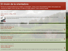 Tablet Screenshot of elrincondelaorientadora.blogspot.com