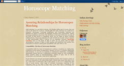 Desktop Screenshot of horoscopmatching.blogspot.com
