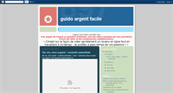 Desktop Screenshot of guido-argent-facile.blogspot.com