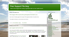Desktop Screenshot of peersupportfife.blogspot.com