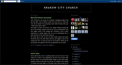 Desktop Screenshot of krakowcitychurch.blogspot.com