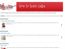 Tablet Screenshot of learntodancesalsa1.blogspot.com