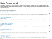 Tablet Screenshot of hometheatreforall.blogspot.com